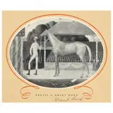 Race Horse and Draft Horse (Two Works) by Grant Wood, Two vintage reproduction prints after Wood's 1933 mixed-media on paperboard works titled, sold Dec 2021