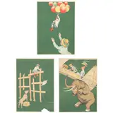 Three Vintage Illustration Prints by Fernand Fernel, Chromolithographs, sold Dec 2021