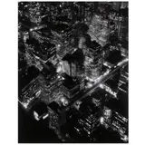 New York at Night by Berenice Abbott, Gelatin silver print, sold Dec 2021