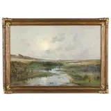 Landscape with Sand Dunes by Eben Farrington Comins, Oil on canvas, sold Dec 2021