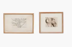 Includes an abstract etching by Sylvia Plimack Mangold, pencil signed and date July 1991, offered Sep 2026