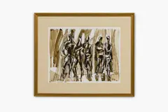 Untitled Abstract by Erwin Wending, ink, offered Jun 2026