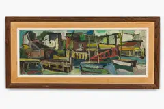 Abstract Expressionist by Erwin Wending, Oil on Canvas, offered Mar 2026