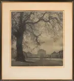 City Park by Luigi Kasimir, etching with aquatint, sold Nov 2025