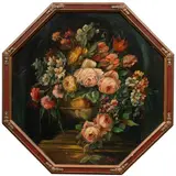 Floral Still Life by Archie Inger, oil on board, sold Nov 2025