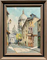 Untitled by Lynn Winans, oil on board, sold Nov 2025