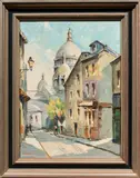Untitled by Lynn Winans, oil on board, sold Nov 2025