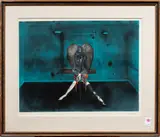 Untitled by Paul Wunderlich, lithograph in colors, sold Nov 2025