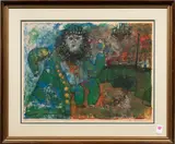 Untitled by Théo Tobiasse, lithograph, sold Nov 2025