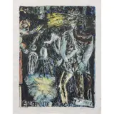 Guerneville Art Exhibition by Kurt Oskar Weber, 1978, lithograph, sold Nov 2025