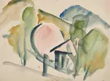 Untitled by Ram Kinker Baij, Ink and wash on paper, sold Sep 2022