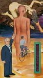 Moral Counsel by Sudhir Patwardhan, 1998, Acrylic and oil on canvas, sold Feb 2023