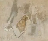 Untitled by Ganesh Pyne, Ink and pastel on paper laid on card, sold Feb 2023