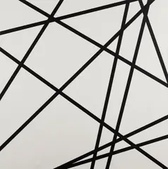 10 lignes au hasard (d’après n°75088) by François Morellet, 2013, Acrylique sur toile tendue sur bois, sold Apr 2026