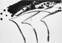 Sans titre by T'ang Haywen, circa 1975, Encre de Chine sur papier (diptyque), sold Apr 2026