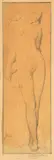 Première pensée pour Angélique by Jean-Auguste-Dominique Ingres, Crayon sur calque doublé sur papier, sold Mar 2026