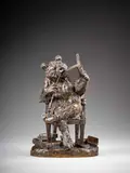 Ours fumeur d’opium by Christophe Fratin, Bronze à patine brun richement nuancé, sold Feb 2026