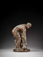 Danaïde by James Pradier, Bronze à patine brun nuancé, sold Feb 2026