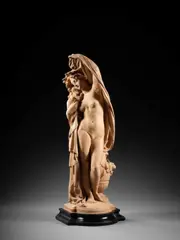 La Nuit by Albert-Ernest Carrier-Belleuse, Terre cuite, sold Feb 2026