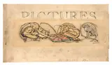 Figures fantastiques jouant aux dames ; Illustration pour 'Book of Pictures' by Arthur Rackham, Plume et encre de Chine, lavis gris et aquarelle, sold Feb 2026