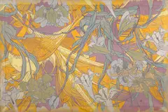 Le Faisan by Georges de Feure, Tempera sur papier, marouflé sur toile, sold Feb 2026