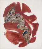 Meun by Simon Hantaï, 1967, Huile sur toile, sold Apr 2026