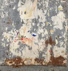 Sans titre by Raymond Hains, 1976, Affiches lacérées sur tôle, sold Apr 2026