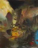 Le 4 octobre 1986 by Chu Teh-chun, 1986, Huile sur toile, sold Apr 2026