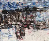 Rétrécis de l’île by Jean Paul Riopelle, 1974, Huile sur toile, sold Apr 2026