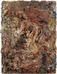 Tête by Eugène Leroy, 1997, Huile sur toile, sold Apr 2026