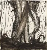 Der Wald by Georg Baselitz, 1963-64, Craie, graphite et aquarelle sur papier, sold Apr 2026