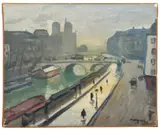Paris, Notre-Dame vue du quai des Grands-Augustins by Albert Marquet, circa 1905-1906, Huile sur toile, sold Apr 2026