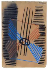 Guitare by Pablo Picasso, 1923, Pastel sur papier calque, sold Apr 2026