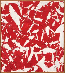 Étude by Simon Hantaï, 1969, Huile sur toile, sold Apr 2026