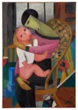 Femme à l'enfant by Marie Vassilieff, 1920, Huile sur toile, sold Apr 2026