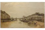Untitled by Stanislas Lépine, oil on canvas, offered Aug 2020