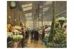 Untitled by Otto Thiele, oil on canvas, offered Aug 2020