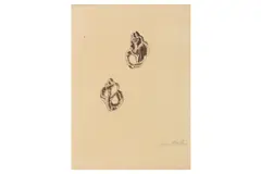 Untitled by Marsden Hartley, 1936, pencil, offered Aug 2020