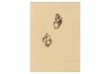 Untitled by Marsden Hartley, 1936, pencil, offered Aug 2020