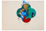 Untitled by Max Gimblett, acrylic and polymer on paper, offered Aug 2020