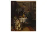 Untitled by Otto Thiele, oil on panel, offered Aug 2020