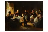 Untitled by Bernard de Hoog, oil on canvas, offered Aug 2020