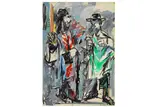 Untitled by Pinchas Litvinovsky, oil on canvas, offered Aug 2020