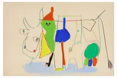 Untitled by Pinchas Litvinovsky, oil and coloured, offered Aug 2020
