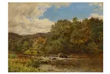 Untitled by Benjamin Williams Leader, 1906, oil on board, offered Aug 2020