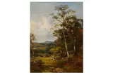 Untitled by David Bates, oil on canvas, offered Aug 2020