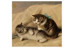 Untitled by Horatio Henry Couldery, oil on board, offered Aug 2020