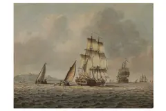 Untitled by Robert Cleveley, watercolour, offered Aug 2020