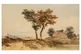 On the Trent signed W Callow (lower centre) watercolour 15.5 x 25.5 cm (6 x 10 in) PROVENANCE: with Walker's Galleries Ltd., 1934 by William Callow, watercolour, offered Aug 2020