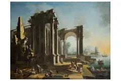 Untitled by Pietro Cappelli, oil on canvas, offered Aug 2020